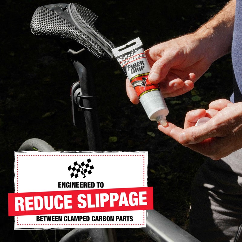 Finish Line Fiber Grip Carbon Fiber Bicycle Assembly Gel 1lb Tub - Image 2
